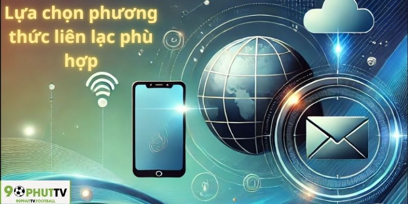 Hãy lựa chọn phương thức liên lạc phù hợp, thuận tiện nhất cho bạn